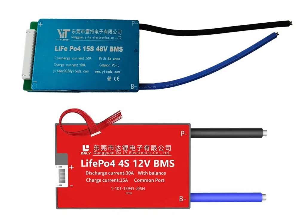 Few examples for LiFePO4 BMS 