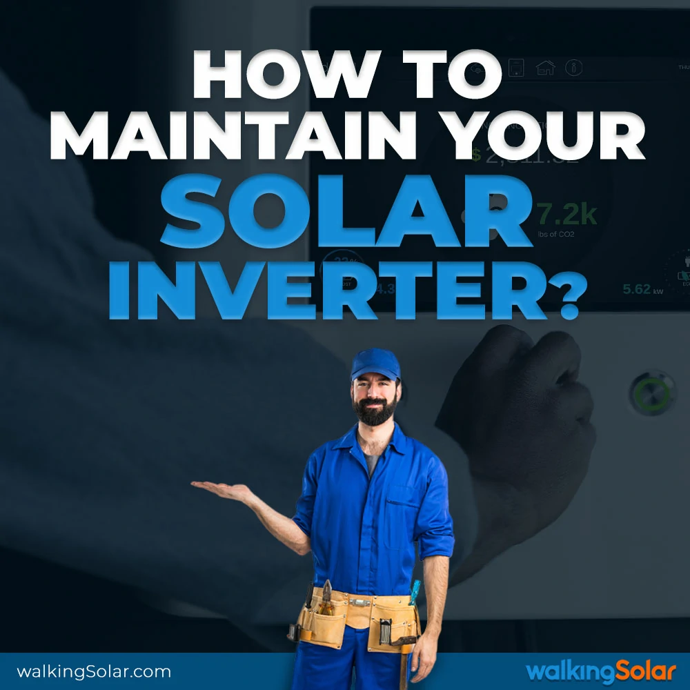 How to maintain your solar inverter social media flyer