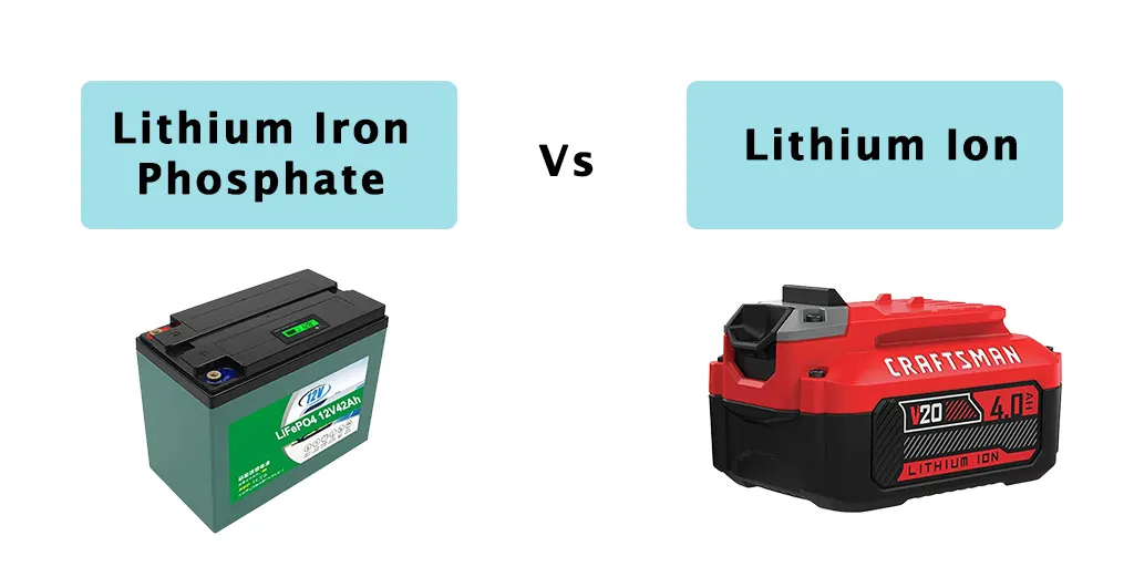 Lithium Iron Phosphate and Lithium Ion